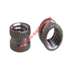 Stainless Steel Straight-Knurl Insert Round Nuts